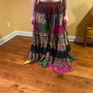 Wide Legged Tiered Pants